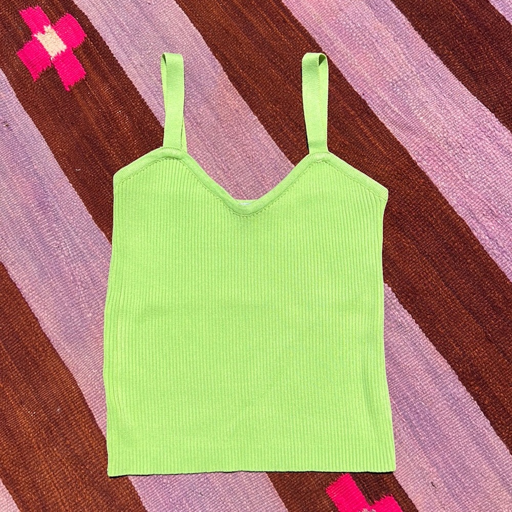 Ribbed Knit Tank Top